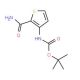 Boc-3-amino-thiophene-2-carboxamide - chemical structure image