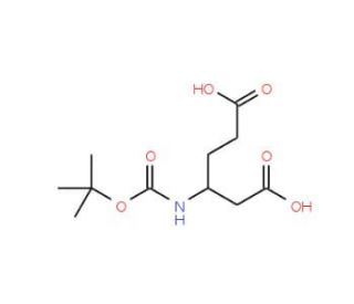 Boc-3-aminoadipic acid - chemical structure image