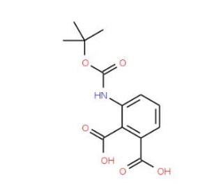 Boc-3-aminobenzene-1,2-dicarboxylic acid - chemical structure image