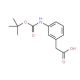 Boc-3-aminophenylacetic acid (CAS 123036-51-1) - chemical structure image