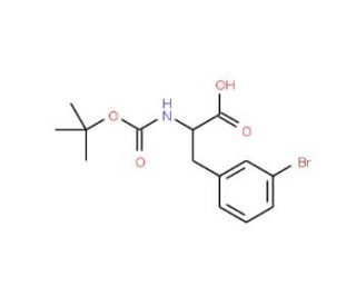 Boc-3-bromo-L-phenylalanine (CAS 82278-73-7) - chemical structure image