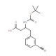 Boc-3-cyano-D-β-homophenylalanine (CAS 269726-83-2) - chemical structure image