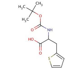 Boc-3-DL-Ala(2-thienyl)-OH (CAS 78512-39-7) - chemical structure image