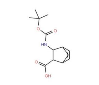 Boc-3-exo-aminobicyclo[2.2.1]-hept-5-ene-2-exo-carboxylic acid - chemical structure image