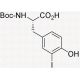 Boc-3-iodo-L-tyrosine (CAS 71400-63-0) - chemical structure image