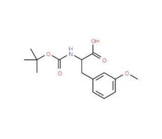 Boc-3-methoxy-D-phenylalanine (CAS 261380-37-4) - chemical structure image