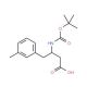 Boc-3-methyl-D-beta-homophenylalanine (CAS 269398-83-6) - chemical structure image