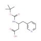 Boc-(3-pyridyl)-L-beta-homoalanine (CAS 208404-16-4) - chemical structure image