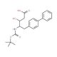 Boc-(3S,4S)-4-amino-3-hydroxy-5-(4′-phenyl)phenylpentanoic acid (CAS 669713-94-4) - chemical structure image