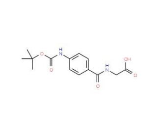 Boc-4-aminohippuric acid - chemical structure image