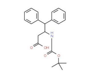 Boc-4-phenyl-L-&beta;-homophenylalanine (CAS 332062-06-3) - chemical structure image