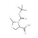 Boc-(4S,2RS)-2-methylthiazolidine-4-carboxylicacid - chemical structure image