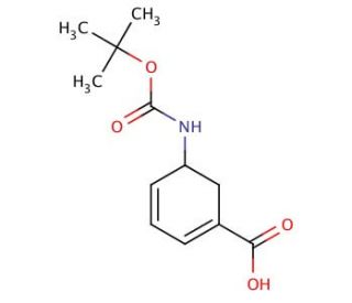 Boc-5-amino-1,3-cyclohexadiene-1-carboxylic acid - chemical structure image