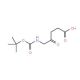 Boc-5-aminolevulinic acid (CAS 72072-06-1) - chemical structure image