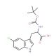 Boc-5-chloro-DL-tryptophan (CAS 361576-61-6) - chemical structure image