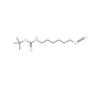Boc-6-isothiocyanatohexylamine (CAS 347890-44-2) - chemical structure image