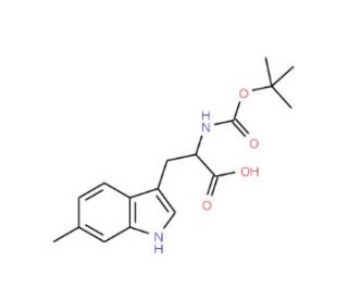 Boc-6-methyl-DL-tryptophan - chemical structure image