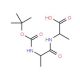 Boc-Ala-Ala-OH (CAS 27317-69-7) - chemical structure image