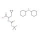 Boc-Ala(beta-cyclopropyl)-OH dicyclohexylammonium salt (CAS 89483-06-7) - chemical structure image