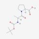 Boc-Ala-Pro-OH (CAS 33300-72-0) - chemical structure image