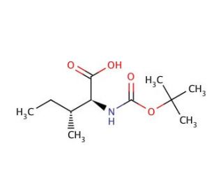 Boc-allo-Ile-OH (CAS 35264-07-4) - chemical structure image
