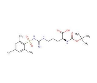 Boc-Arg(Mts)-OH cyclohexylammonium salt (CAS 68262-72-6) - chemical structure image