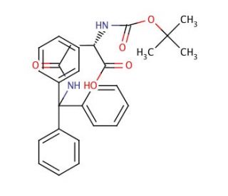 Boc-Asn(Trt)-OH (CAS 132388-68-2) - chemical structure image