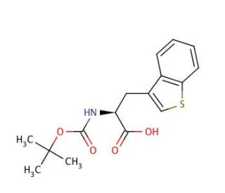 Boc-&beta;-(3-benzothienyl)-Ala-OH (CAS 154902-51-9) - chemical structure image