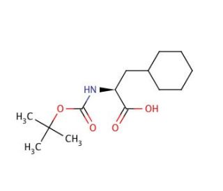 Boc-Cha-OH (CAS 37736-82-6) - chemical structure image