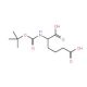 Boc-D-2-aminoadipic acid (CAS 110544-97-3) - chemical structure image