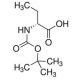 Boc-D-alpha-aminobutyric acid (CAS 45121-22-0) - chemical structure image