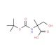 Boc-D-alpha-methylserine (CAS 84311-18-2) - chemical structure image