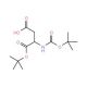 Boc-D-aspartic acid α-tert-butyl ester (CAS 77004-75-2) - chemical structure image