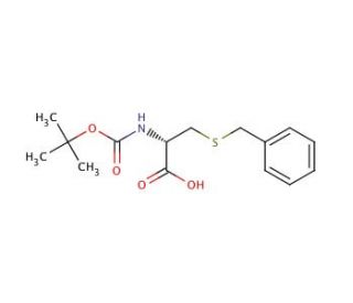 Boc-D-Cys(Bzl)-OH (CAS 102830-49-9) - chemical structure image