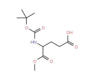 Boc-D-Glu-OMe (CAS 55227-00-4) - chemical structure image