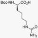 Boc-D-homocitrulline (CAS 121080-97-5) - chemical structure image