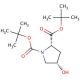 Boc-D-Hyp-OtBu (CAS 862996-27-8) - chemical structure image