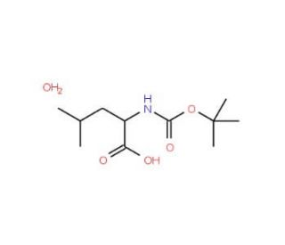 Boc-D-leucine (CAS 16937-99-8 (anhydrous)) - chemical structure image