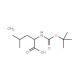 Boc-D-leucine (CAS 16937-99-8 (anhydrous)) - chemical structure image