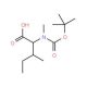 Boc-D-MeIle-OH (CAS 267223-87-0) - chemical structure image