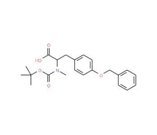 Boc-D-MeTyr(Bzl)-OH (CAS 138774-98-8) - chemical structure image