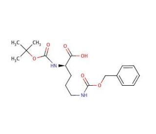 Boc-D-Orn(Z)-OH (CAS 16937-92-1) - chemical structure image