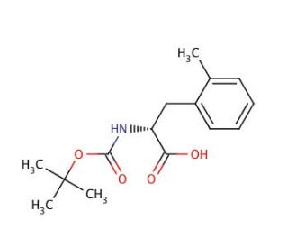 Boc-D-Phe(2-Me)-OH (CAS 80102-29-0) - chemical structure image