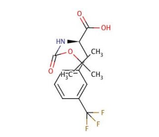 Boc-D-Phe(3-CF3)-OH (CAS 82317-82-6) - chemical structure image