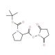 Boc-D-Pro-OSu (CAS 102185-34-2) - chemical structure image