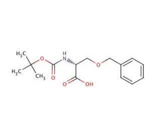 Boc-D-Ser(Bzl)-OH (CAS 47173-80-8) - chemical structure image