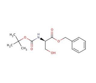 Boc-D-Ser-O-Bzl (CAS 141527-78-8) - chemical structure image