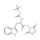 Boc-D-tryptophan N-hydroxysuccinimide ester (CAS 22220-11-7) - chemical structure image