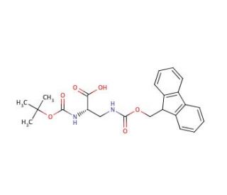 Boc-Dap(Fmoc)-OH (CAS 122235-70-5) - chemical structure image