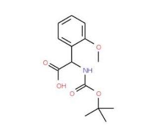 Boc-DL-(2-methoxyphenyl)glycine (CAS 179417-69-7) - chemical structure image